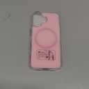 FNTCASE for iPhone 17 Case Clear: Magnetic Phone Cases with Screen Protector Compatible with Magsafe Slim Anti Yellowing Rugged Shockproof Protective Transparent Cell Cover (Pink)