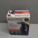 Black+Decker Easy Garment Steamer Quick Heat Up Easy Fill Water Tank Powerful Steam