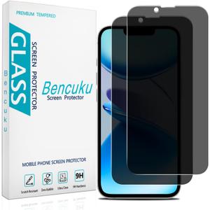 (2 Pack) Privacy Screen Protector for iPhone 17e / iPhone 16e 6.1 Inch Anti-Spy Tempered Glass, Anti Scratch, Bubble Free