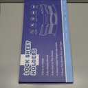 Lock Bed Sheet Straps Holder with Adjustable Height Position, Upgraded Open Corner Holders Keep Sheets Firm & Tight, No More Loose Sheets, Easy Installation (White)