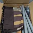 Carrying Bag, Carabiners, Tree Straps, Pillow & Sidebag, Quick Dry Textilene, 550 lbs Capacity (Coffee)