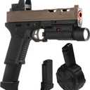 Gel Toys X8,Upgrade Version for X2 Full Auto Gel Toys with Goggles and Drum,for Christmas Easter Outdoor Games, Ages 14 Years Old and up and Adults,Sandy