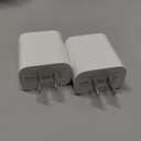 USB C Fast Charger Block, USB C Charging Block 2-Pack Type C 2in1 Dual Ports Plug Wall Charger, Fast Type C Charger for iPhone 17 Pro Max/17 Pro/17 Air/16 Pro Max/15/14/13/12/11/Xs Max/XR/X, iPad