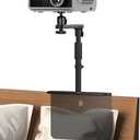 Bed Sofa Projector Stand, Height Adjustable Projector Mount Base, 360° Rotation, Universal Bedside Bracket Holder Compatible with XGIMI, VANKYO, Epson, Jinhoo, AuKing Projectors