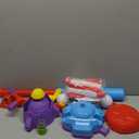 4-in-1 Water Sprinkler Baseball Toy, Water-Spraying Rocket, Water Baseball Game, Rocket Launch Game, Spinning Water Sprayer Outdoor Summer Toys for Boys Girls Outside Water Game Toys for Kids 3-12