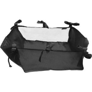 Baby Stroller Storage Mesh Bag Universal Bottom Basket Organizer with Large Capacity Oxford Fabric for Diapers Bottles and Essentials