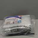 AILI Hanging Vacuum Sealer Suction Space Saver Storage Bags for Clothes Travel with Electric Air Pump And Rolling Slide Clip for Coats, Closet Organizers, 6 Long (Transparent)