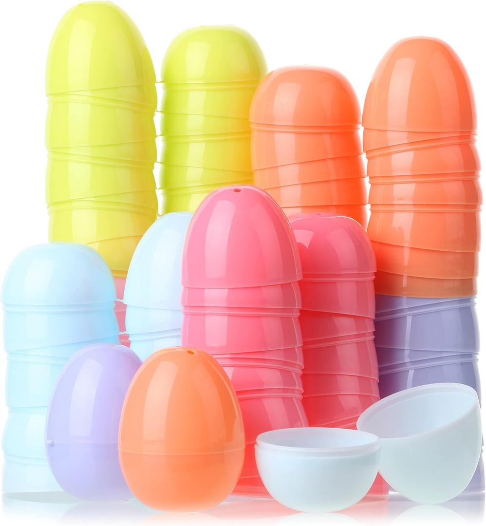 Mr. Pen- Fillable Easter Eggs, Bright Color, 2.3 inch, 48 Pack, Easter Eggs, Plastic Eggs, Easter Eggs Empty, Plastic Easter Eggs, Plastic Eggs Fillable, Easter Eggs Bulk