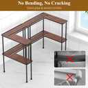 Spicy Rack Pro Expandable 10"-18.9" Spice Rack for Cabinet, 2-Tier Wood & Metal Shelf, Heavy Duty, High Space for Large Bottles, Easy 3-Min Install, Stackable or Side-by-Side