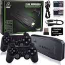 2.4G Wireless Controller Gamepad 4K TV Video Game Console 64 gb, black