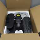 Under Desk Elliptical Machine for Senior Mini Elliptical Leg Exerciser with Remote Quiet Portable Electric Seated Foot Pedal Exerciser for Home Office (Small)