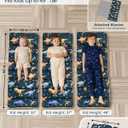 Primlect Thickened Toddler Nap Mat with Removable Pillow and Minky Blanket, Extra Large 55''x35'' Sleeping Bag, Washable, Roll up, Perfect for Daycare, Preschool, Kindergarten, Boys and Girls Dinosaur