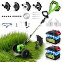 21V Cordless Weed Wacker String Trimmer Edger with 11in Cutting Width