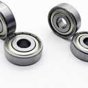 Wheelchair Rear Wheel Bearings,Compatible with 11MM(7/16") Wheel axles,ID11*OD35*T11mm,Universal Wheelchair Replacement Parts,Rear Wheel Bearing-STDS3J2413.(4pcs)