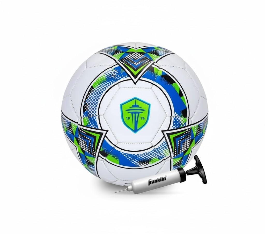 Franklin Sports Official MLS Team Soccer Balls - Official Size 1 Soccer Ball - Regulation Size + Weight Soccer Ball for Kids + Adults - Boys + Girls Soccer Ball - Air Pump Included