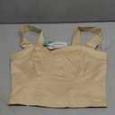 GUESS Women's Eco Sleeveless Aurora Corset, Pearl Oyster Multi XS