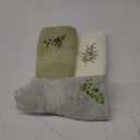 Eucalyptus Leaves Hand Towels Farmhouse Green Bathroom Decor 14x29 Inch Embroidered Decorative Cute Spring Summer Cotton Soft Absorbent Towels for Bathroom Kitchen