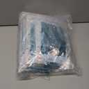 Blue Streamers Photo Backdrop Wave Foil Fringe Curtain Tinsel Backdrop Blue Birthday Parties Favor for Bachelorette, Frozen Birthday Ocean Themed Party Decorations Snow Flakes Decorating (10 pack)