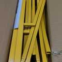Gold Wedding Flower Arch Stand 2-Pack Curved Half Arch Backdrop Frames (6.6 ft & 7.9 ft) for Ceremony, Proposal, Bridal Shower, Garden Party Metal Event Frame for Floral & Balloon Decorations, Extra Large