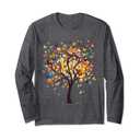 Butterfly Tree Spring Long Sleeve T-Shirt Size L