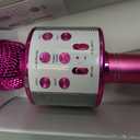 Kids Karaoke Microphone for Girl Toys: Christmas Birthday Gifts Ideas for 3 4 5 6 7 8 9 10 Year Old Girls (Purple)