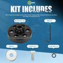 Centrifugal Go Kart Clutch 3/4" Bore 10 Tooth for #40/41/420 Chain Fits 2-6.5HP Small Engines for Predator 212cc for Honda GC160, GC190, GX120, GX140, GX160, GX200