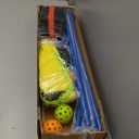 Zdgao Portable Pickleball Net for Driveway, 22FT Regularion Size Pickle Ball Net with Outdoor Pickleballs and Carry Bag, Weather Resistance Steady Steel Frame (Blue)