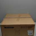 White & Gold Bar Stools Set of 2 Counter Height 24 Inches Swivel Bar Stools for Kitchen Counter Island Backless Modern Gold Barstools Upholstered Faux Leather Round Counter Stools, Off White+Gold