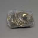 24pcs Metal Shower Curtain Hooks Heavy Duty Round Curtain Rings for Bathroom Easy Glide Replacement Hooks Multi-Functional Bath Drape Loops (Golden)