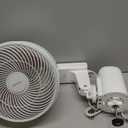 PELONIS 9 inch Wall Mount Fan with Remote Control, Osicllating Fan with 26ft Powerful Airflow, 3 Speed & 3 Modes, Auto 90 Horizontal & 68 Vertical Tilt, Indoor, 36dB, Ideal for Home, Garage, Gym