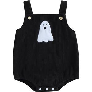 Cute Baby Girl Clothes Baby Girl Summer Sleeveless Romper Star Applique Embroidery Square Neck Bubble Jumpsuit (3-6 Months, Black2)