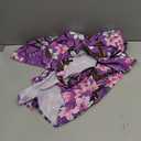 Hawaiian Shirts for Men Summer Floral Casual Short Sleeve Aloha Button Down Beach Shirts (Large, Pink Floral Purple)