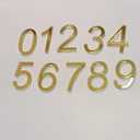 Gold Mirror Acrylic Numbers 0-9, Wedding Table Numbers, Elegant Table Number Cake Toppers
