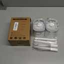 Holaloha Toilet Brush, 2 Pack Toilet Brush and Holder Set Bathroom Accessories, Toilet Bowl Brush and Holder for Bathroom, White