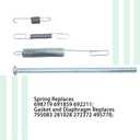 Metal 494406 Fuel Tank and 795477 Carburetor Kit Replaces 795477 Carburetor, 498811, 699660, 794147, 794161, 795469, 498809, 494407, 494775, 497619, 795477