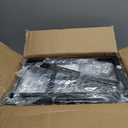 Furnulem Entryway Table Industrial 31.5" Sofa Console Table with Metal Mesh Shelf,Storage Fabric Drawer 4-Tier Shoe Rack Side Furniture for Front Door,Foyer Wooden Top, Sturdy Steel Frame,Rustic Brown