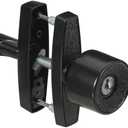 National Hardware N178-806 V1308 Universal Knob Latch in Black