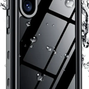 for Samsung Galaxy S25 Case, IP68 Waterproof with Built-in Screen&Lens Protector [14FT Military Shockproof] Full Body Heavy Duty Protective Phone Case for S25 5G, Black