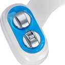 Bidet J2510B-Hot and Cold Water Self-Cleaning Feminine/Rear Wash Non-Electric Bidet SprayerDual Nozzles Bidet Toilet Attachment with Adjustable Pressure ControlBlue