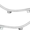 2PCS Front Upper Grille Molding Tirm Fit for Mazda 6 2013 2014 2015 2016 Chrome Left and Right Side