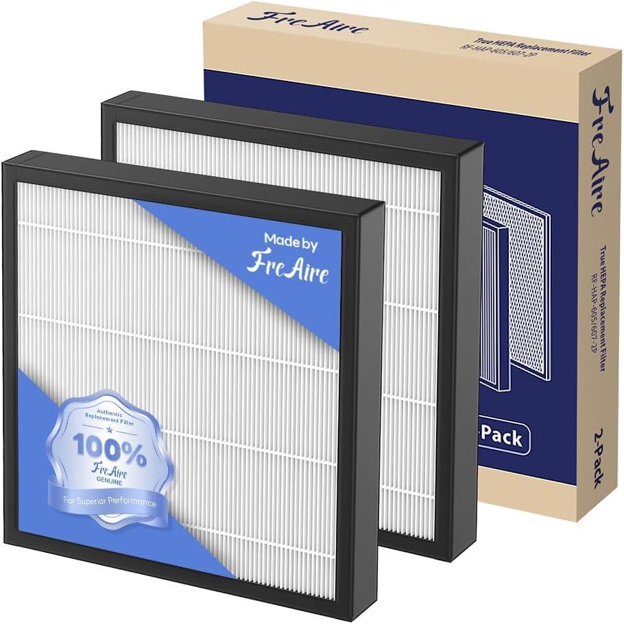 Original Replacement Filter for HAP605 Air Purifier  Efficiently Removes Dust Pollen Smoke and Pet Dander  Keeps Your Home Air Fresh and Clean, 2 Pcak