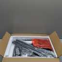 Furologee Kitchen Bakers Rack with Power Outlet, Microwave Oven Stand with Storage 4 Tiers, Coffee Bar Table with 6 S Hooks, Kitchen Storage Shelf Rack for Spices, Pots, Rustic Brown (22inch)