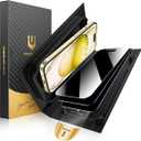 UNBREAKcable Privacy Screen Protector for iPhone 15, 3 Pack Full Coverage Tempered Glass [28 Anti-Spy] [9H Hardness] [Easy Installation Box] Shatterproof Private Screen Guard