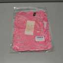 Zenlonr Women's Summer Tops Dressy Casual 2025 V Neck Satin Silk Printed Shirts Boho Long Sleeve Work Blouses(Print Pink,Large) (Pink, L)