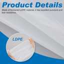 100 Pcs Autoclave Bags 30 x 34 Inches, 2 Mil Thick, Clear Polypropylene Large Autoclave Bags, High Temperature and High Pressure Resistant for Medical Instruments, Petri Dishes, Lab
