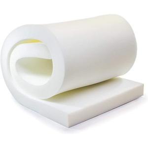 "AK Trading CO. Professional 2"" Thick, 18"" Wide X 72"" Long Regular Density Upholstery Foam, White" (FOAM-2x18x72)