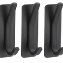 3pcs Wall Hangers, Black