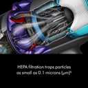 Dyson Gen5detect Cordless Vacuum, 280AW, 3 Power Modes, Up to 70 Minutes, Illumination Reveals dust, HEPA Filtration, All Floor Types
