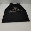 Quinceanera Tia Aunt Women Her Rose 15 Party Quince Matching T-Shirt (X-Small, Black)