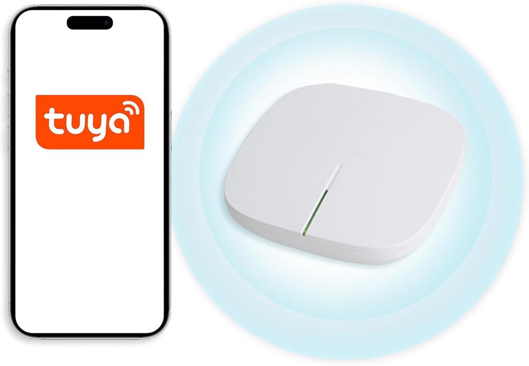 Allesin Smart Bridge for Motorized Blinds, Compatible with Tuya App, Alexa, Google Assistant (Only Compatible with Motorized Blinds)